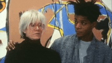 Mira un clip de Andy Warhol y Jean-Michel Basquiat en 1986