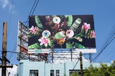 In Mexico City, a Commercial Billboard Becomes a Giant Canvas